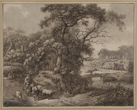 W 075
<br/>
Landschap met schapen en een herder
<br/>
<em>Thier, Barend Hendrik (1743-1811)</em>